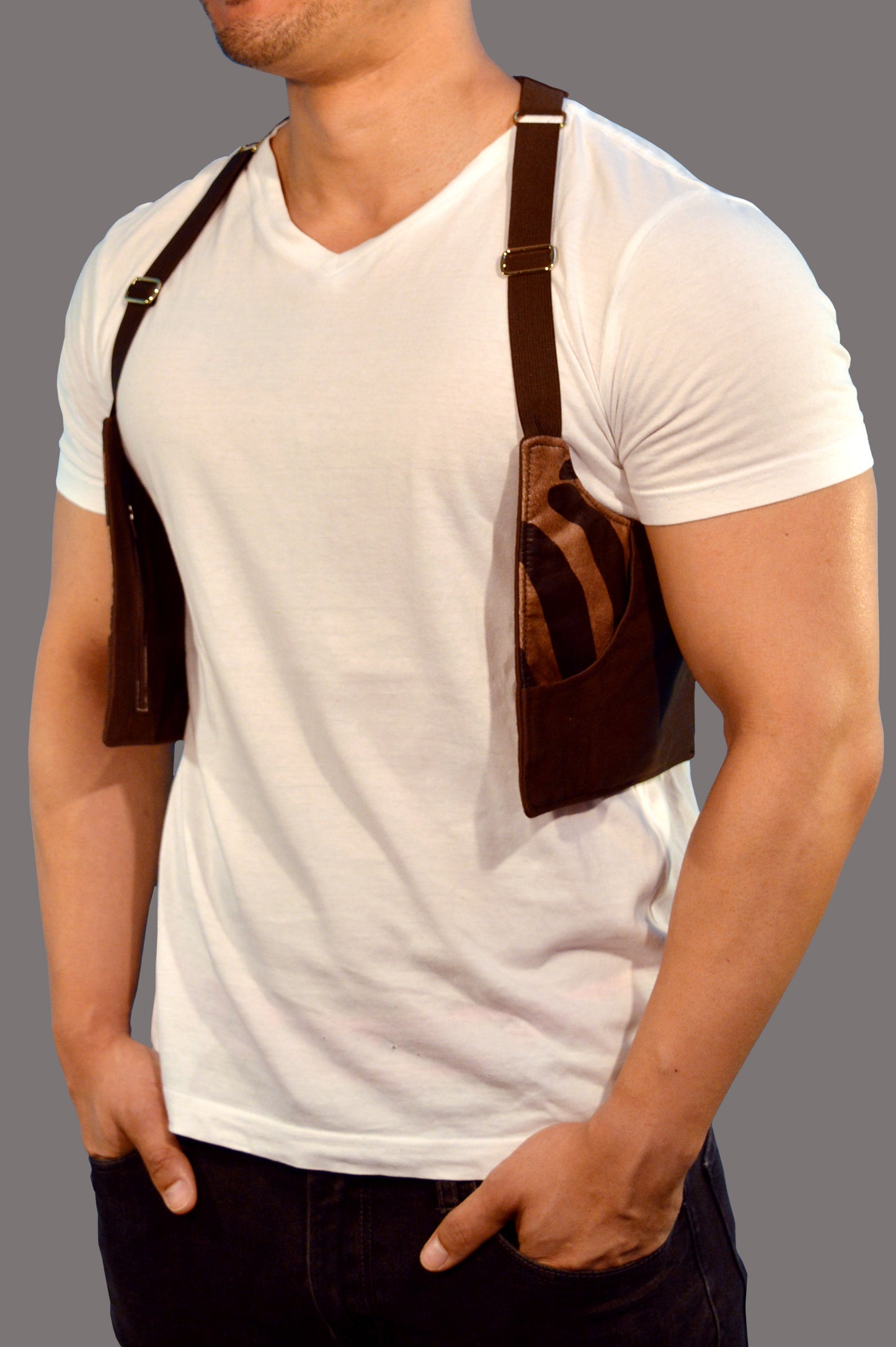 Mad Science Holster Pocket: Brown Tiger