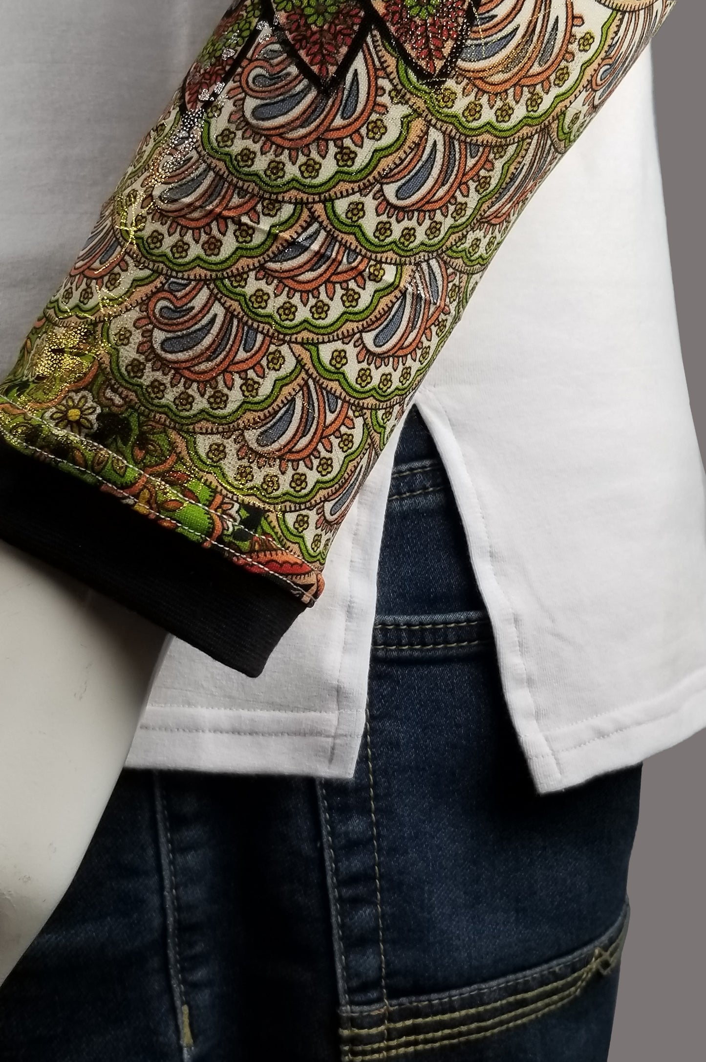 Phoenix -White Raglan Shirt