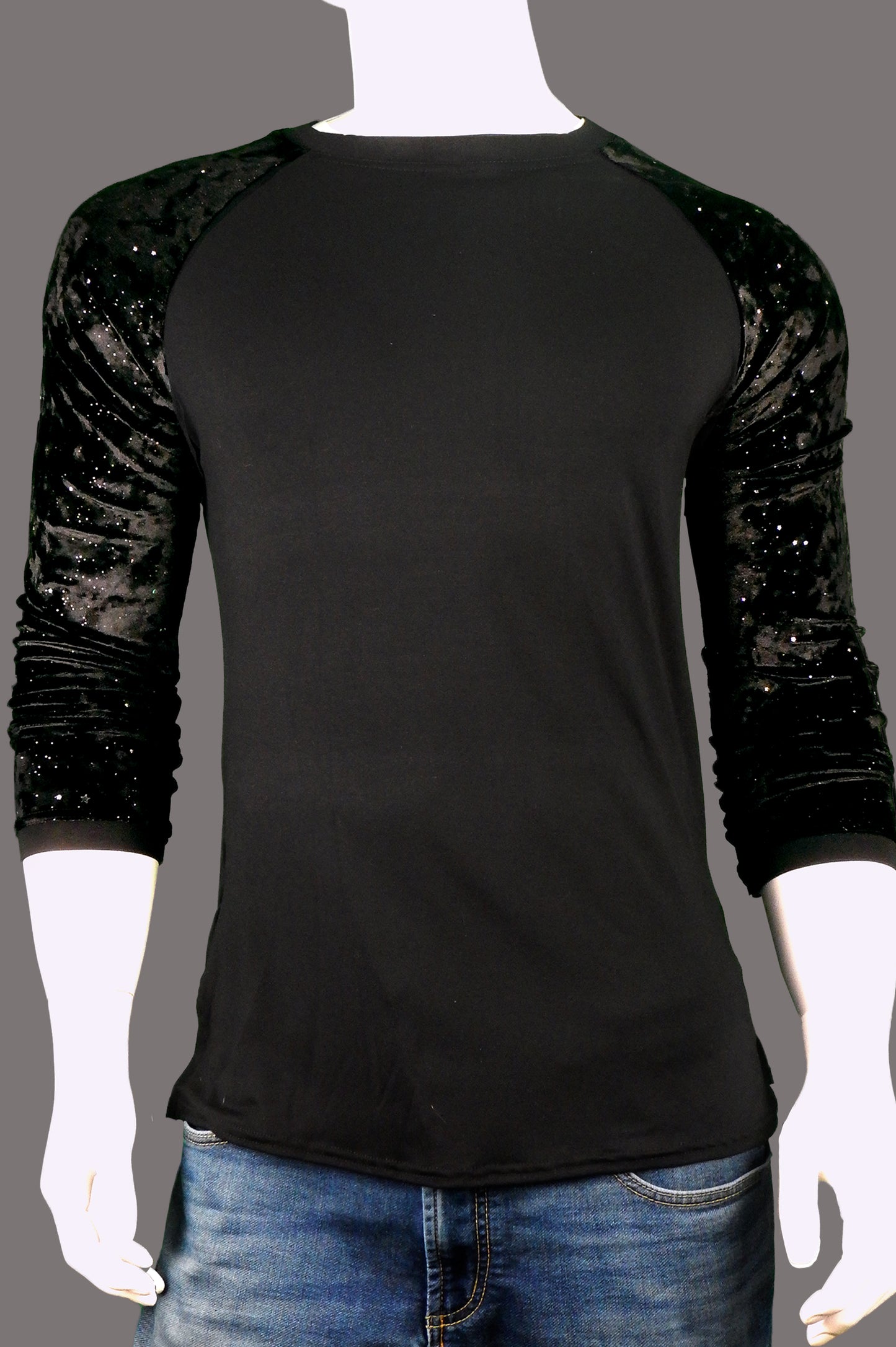Starry Night-Black Raglan Shirt