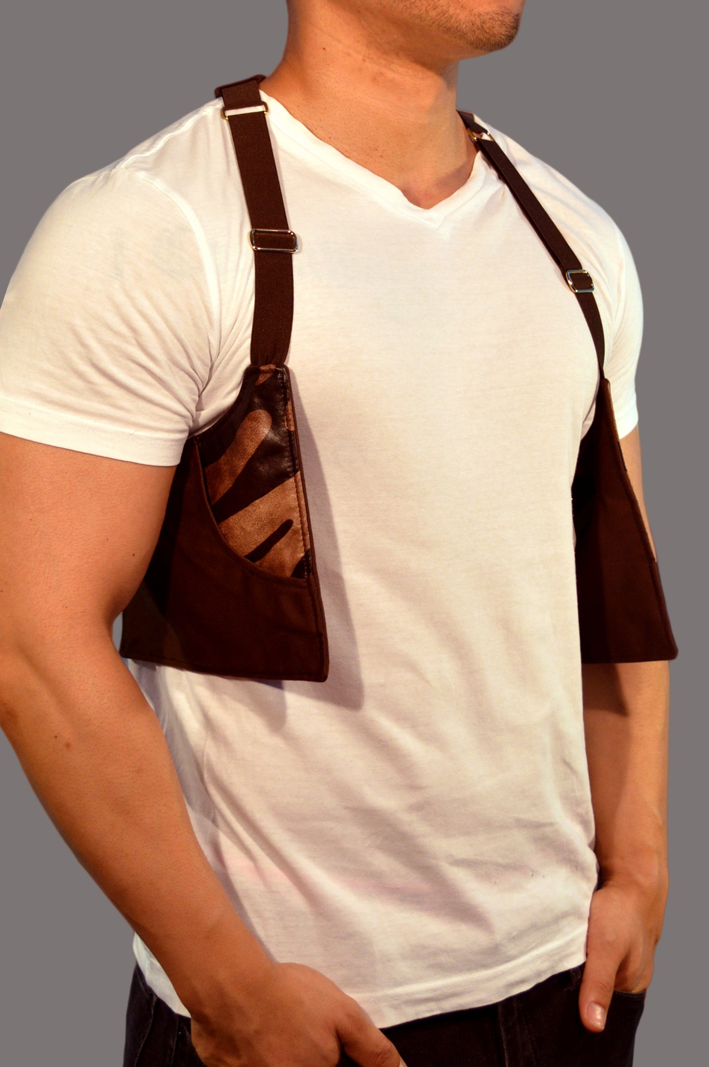 Mad Science Holster Pocket: Brown Tiger